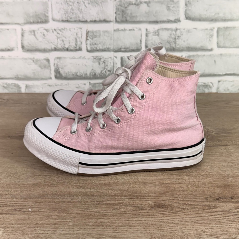Converse Chuck Taylor All Star High Top Canvas Pink Girls Size 6